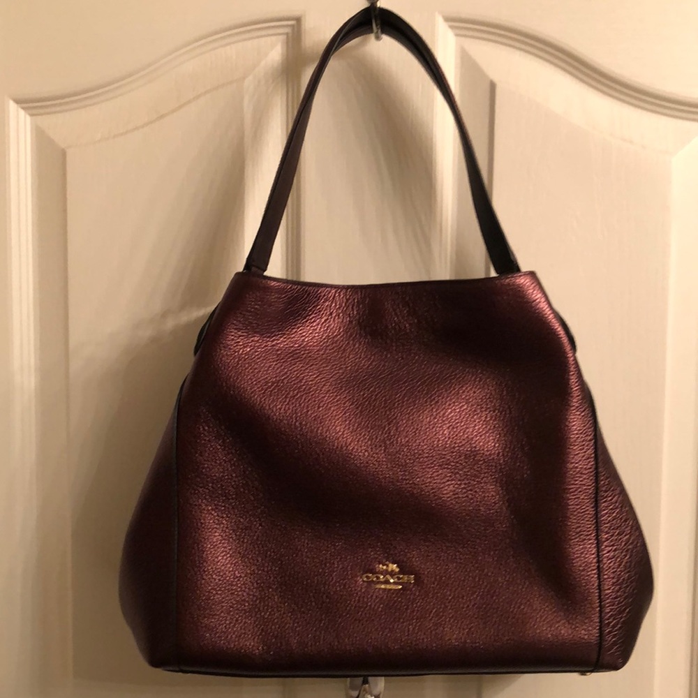 🆕 Coach 3 Compartment Copper Satchel NWOT